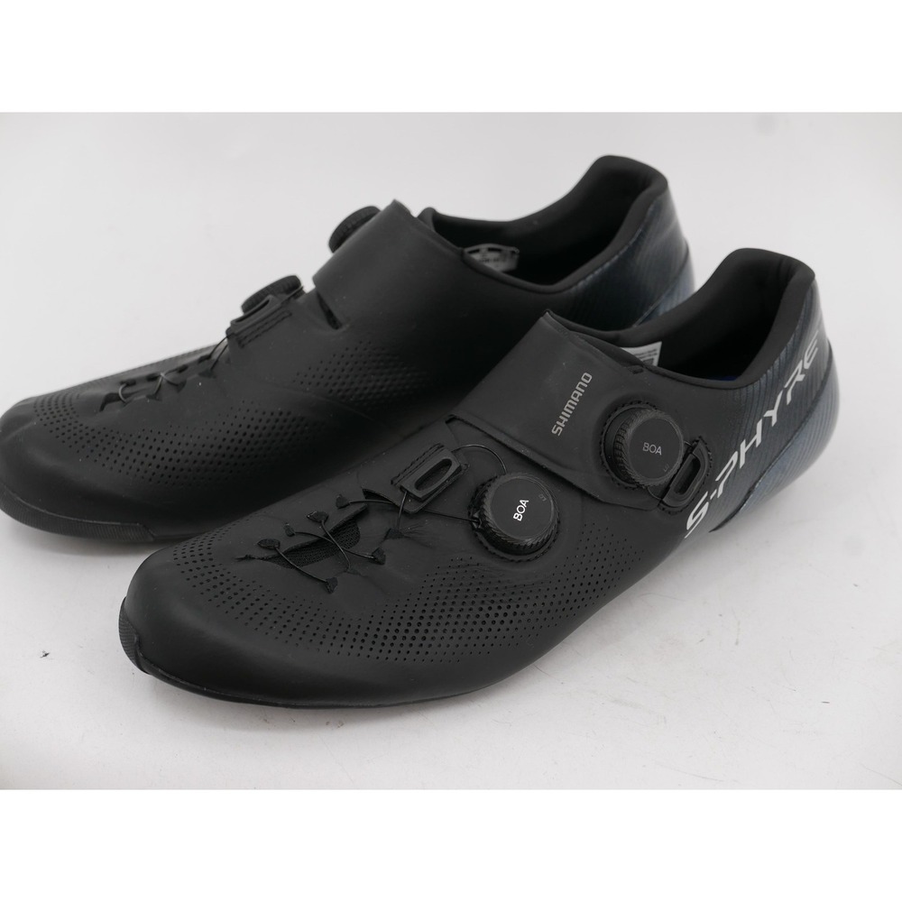 Shimano S-Phyre SHRC903M Road Cycling Shoes Black BOA Carbon 3-Bolt Men's 12